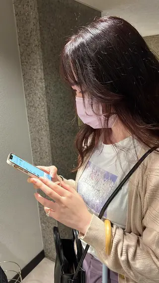 ロング カラー ミカ/名駅/レイヤー /ブリーチなしカラーのヘアスタイル