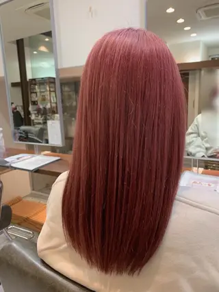 セミロング カラー 大門 怜以のヘアスタイル