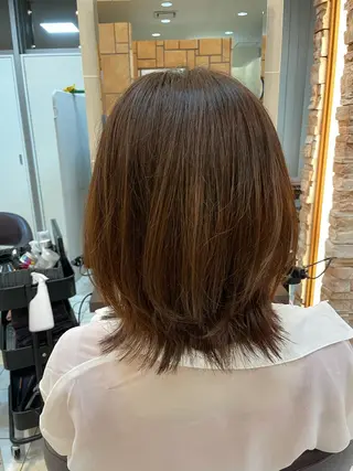 ミディアム 新籾 尚哉のヘアスタイル