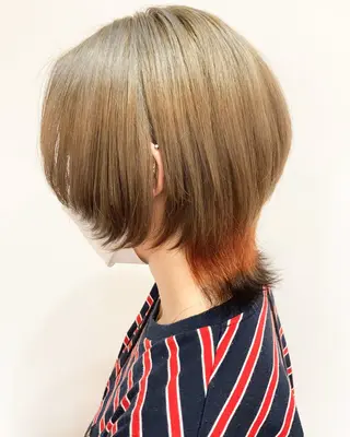 ショート カラー 山本 将史のヘアスタイル
