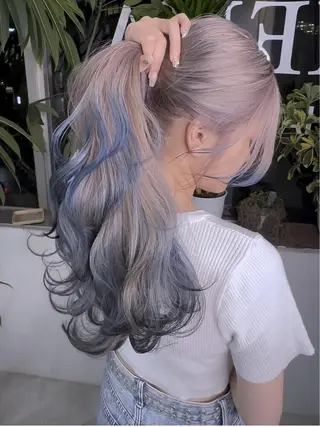 ロング 柏井 陽菜のヘアスタイル