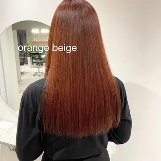 ロング カラー 🍊暖色×顔周り 🍊cocoroのヘアスタイル