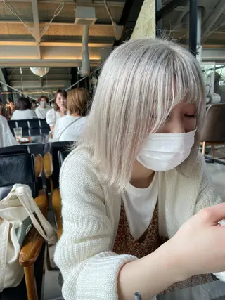 ミディアム エクリ麻布十番店所属・髪質改善/ 縮毛矯正/相原聡のヘアスタイル