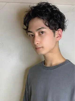 パーマ メンズ 深沢 秀のヘアスタイル