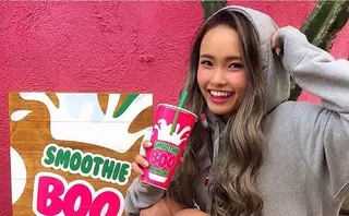 ロング カラー パーマ ヘアアレンジ Device ディバイスのヘアスタイル