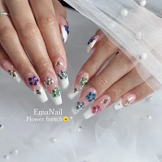 パーマ EmaNail豊中 🎀SANAのネイルデザイン