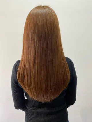 ミディアム カラー キッズ ネイル マツエク・マツパ ボブ、縮毛矯正👑 心斎橋/高城涼也のヘアスタイル