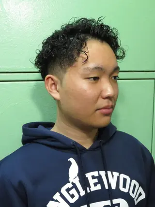 パーマ メンズ Le'a所属・渋谷/フェード/ 國分 翔のヘアスタイル