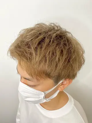 カラー メンズ ACT/表参道店所属・暖色カラー🍊 せきゆうかのヘアスタイル