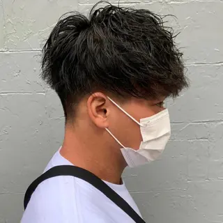 パーマ メンズ 酸性ストレート・ メンズ  三原 楊子のヘアスタイル