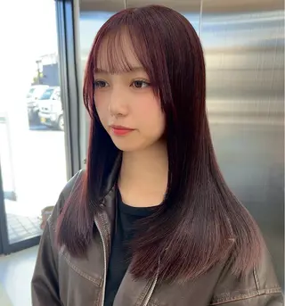 セミロング YUIMARL asumiのヘアスタイル