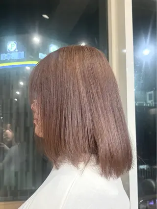 ミディアム 透明感カラー/矯正 /髪質改善/まな⭐️のヘアスタイル