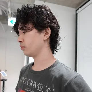 ショート パーマ ヘアアレンジ 🌐サトウ リョウ🌐のヘアスタイル