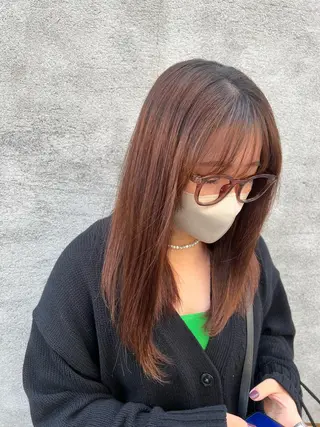 ミディアム 髪質改善／艶髪 💎Ryoka💎のヘアスタイル