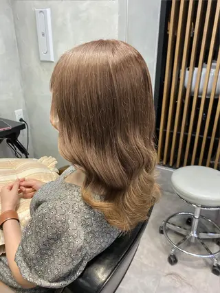 ミディアム カラー ヘアアレンジ ar+ ❤︎ maiのヘアスタイル