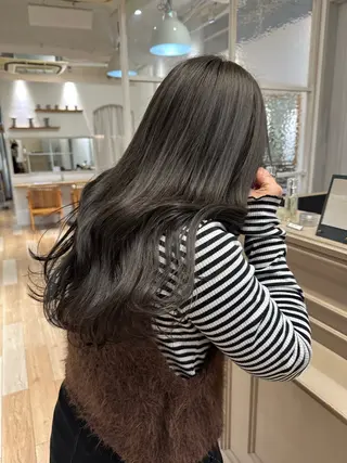 ロング カラー REINA☁️透明感 カラー/ぷつっと♡のヘアスタイル