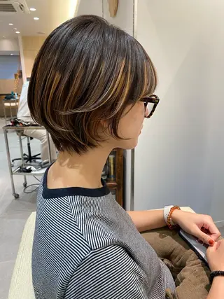 ショート sea's所属・ヒラカホ/矢場町/ ブリーチ/似合わせのヘアスタイル