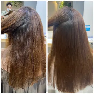 高難易度縮毛矯正　春日井　Soea(ソイア)所属・多久間 喬介のヘアスタイル