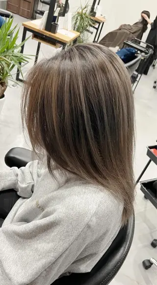 ロング カラー ヘアアレンジ APSEE メンズカラー特化のヘアスタイル