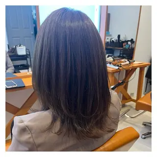 セミロング agu hair north所属・北上 春華のヘアスタイル