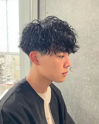 パーマ メンズ メンズモテパーマ💙 fuwaのヘアスタイル