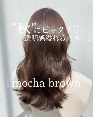 セミロング カラー ヘアアレンジ Zina渋谷エリア マネージャShionのヘアスタイル