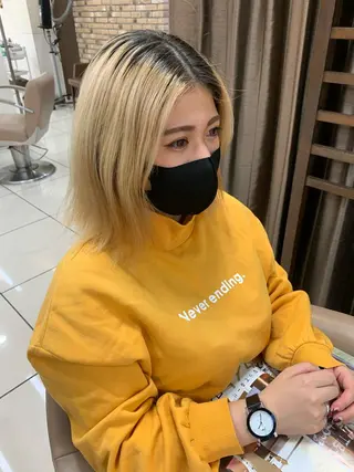 ミディアム カラー ママ美容師まつげ 🤍まき🤍のマツエク・マツパデザイン