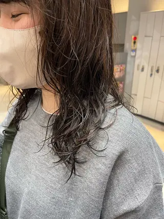 セミロング パーマ 石原圭悟 /ショート/艶カラーのヘアスタイル