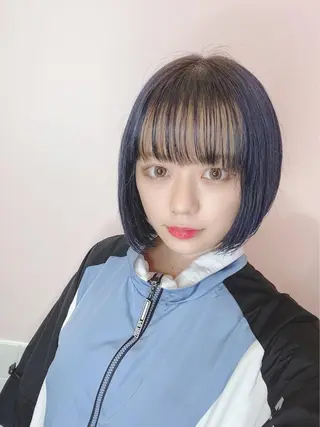 ミディアム カラー 透明感 カラー🌿KANTAのヘアスタイル