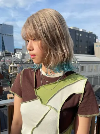 ミディアム 薬院浄水通/ショート /ボブ/rukaのヘアスタイル