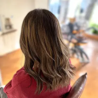 セミロング 髪質改善 山本翔大🍋のヘアスタイル