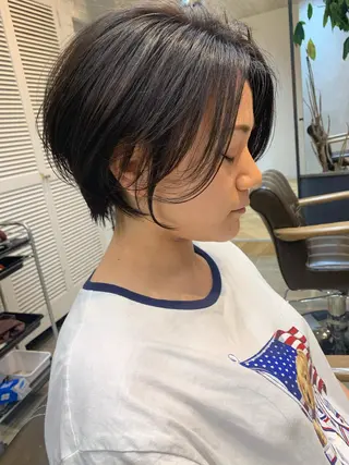 ショート ボブ/レイヤー/ ショートcovo代表のヘアスタイル