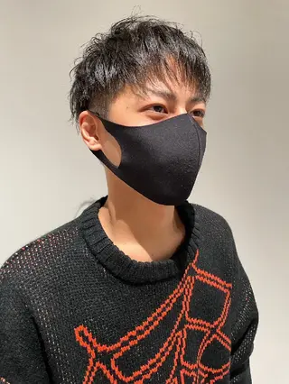 メンズ ショート 暗髪艶カラー/ 髪質改善TR/maiのヘアスタイル