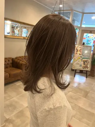 セミロング Calbari 中田 莉紗/奥州市水沢のヘアスタイル