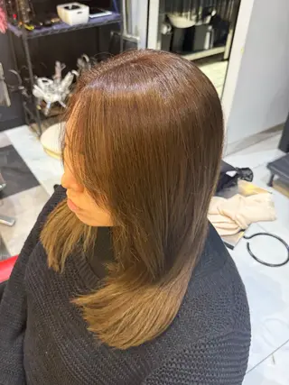 ミディアム レディースモデル募集 /メンズパーマ/海斗のヘアスタイル