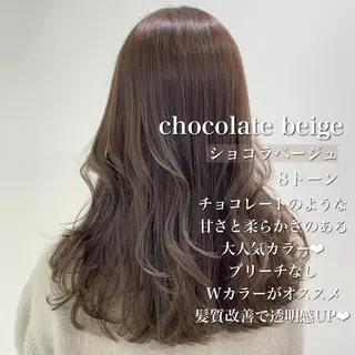 ロング 肌なじみベージュ 🦋azu🦋のヘアスタイル