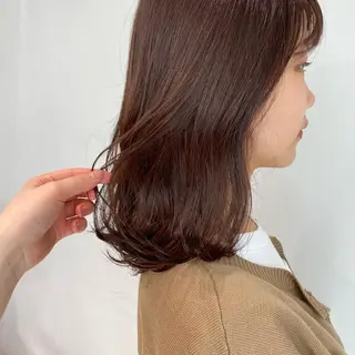ミディアム GO TODAY SHAiRE SALON 原宿Stella店所属・𓍯柔らかhair 𓍯 yukinoのヘアスタイル