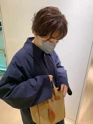 ショート カラー Sill所属・片岡 由依のヘアスタイル