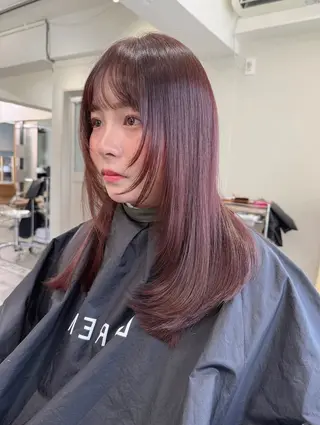 ロング 高発色ブリーチ/ ハイレイヤー🪽aiのヘアスタイル