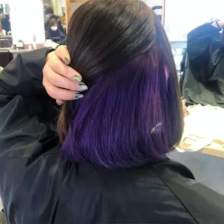 ミディアム カラー ブリーチカラー🌈 石垣翔太のヘアスタイル