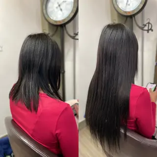 ロング プルエクステ界隈 ハイトーン/カツオ✨のヘアスタイル