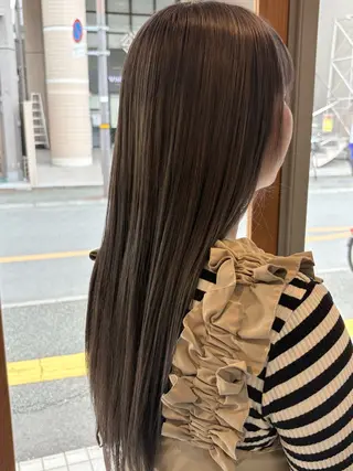 ロング nagano saraのヘアスタイル