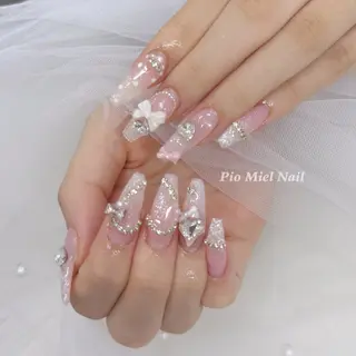 ネイル HANA 長さだしのネイルデザイン