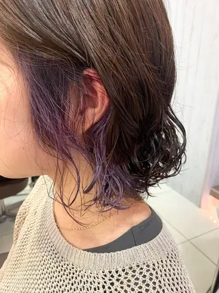 ショート カラー 波巻き/メンズ/ ショート/☆いとみなのヘアスタイル