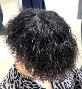 パーマ メンズ メンズ特化/勝田駅/ 佐和駅/鈴木輝瑠/のヘアスタイル