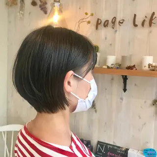 ショート カラー 透明感カラー/ 寺田千雅子のヘアスタイル