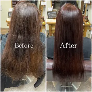 ロング パーマ ムラ修正/ ハイトーン💖Riaのヘアスタイル