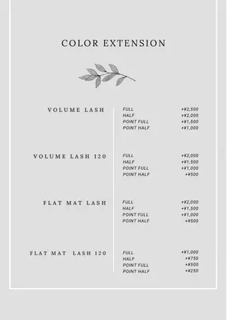 マツエク・マツパ mk eyelashのマツエク・マツパデザイン