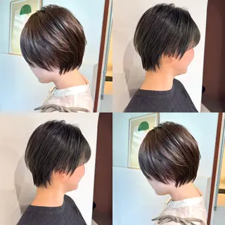 ショート カラー 髪質改善スペシャリス ト長尾勇弥/梅田中津のヘアスタイル