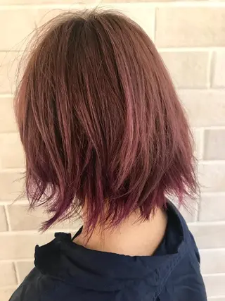 ショート カラー 艶髪カラー&ウルフ フルカワ ヒロズミのヘアスタイル